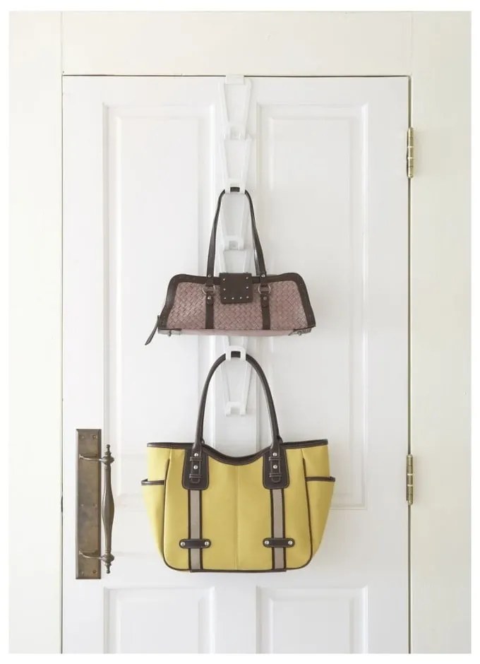 Бяла закачалка за чанти Kanazawa с 6 куки Joint - YAMAZAKI