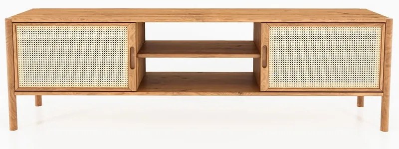 Масичка за телевизор от дъб 204x64 cm Pola - The Beds