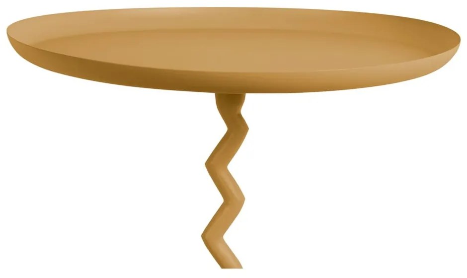 Метална кръгла странична масичка ø 40 cm Zig Zag – Leitmotiv