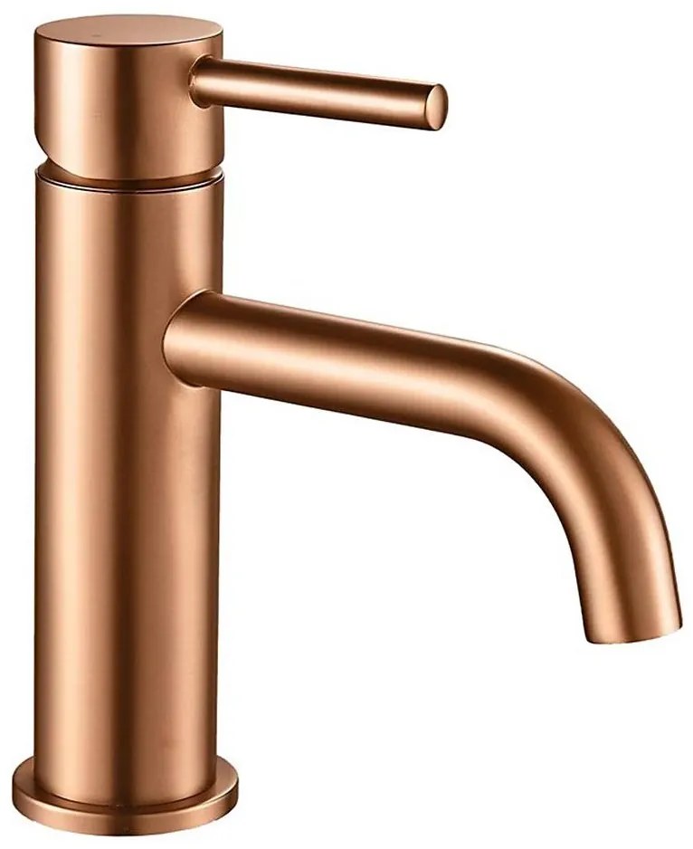 REA-B1112 - Смесител за умивалник LUNGO 16,5 см, четкан мед