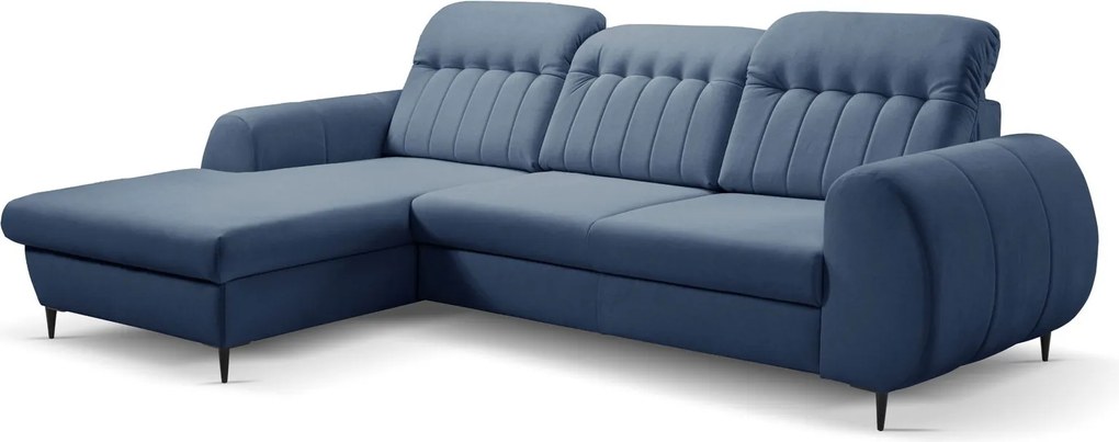 Ъглов диван Blanc-Син-Ляво