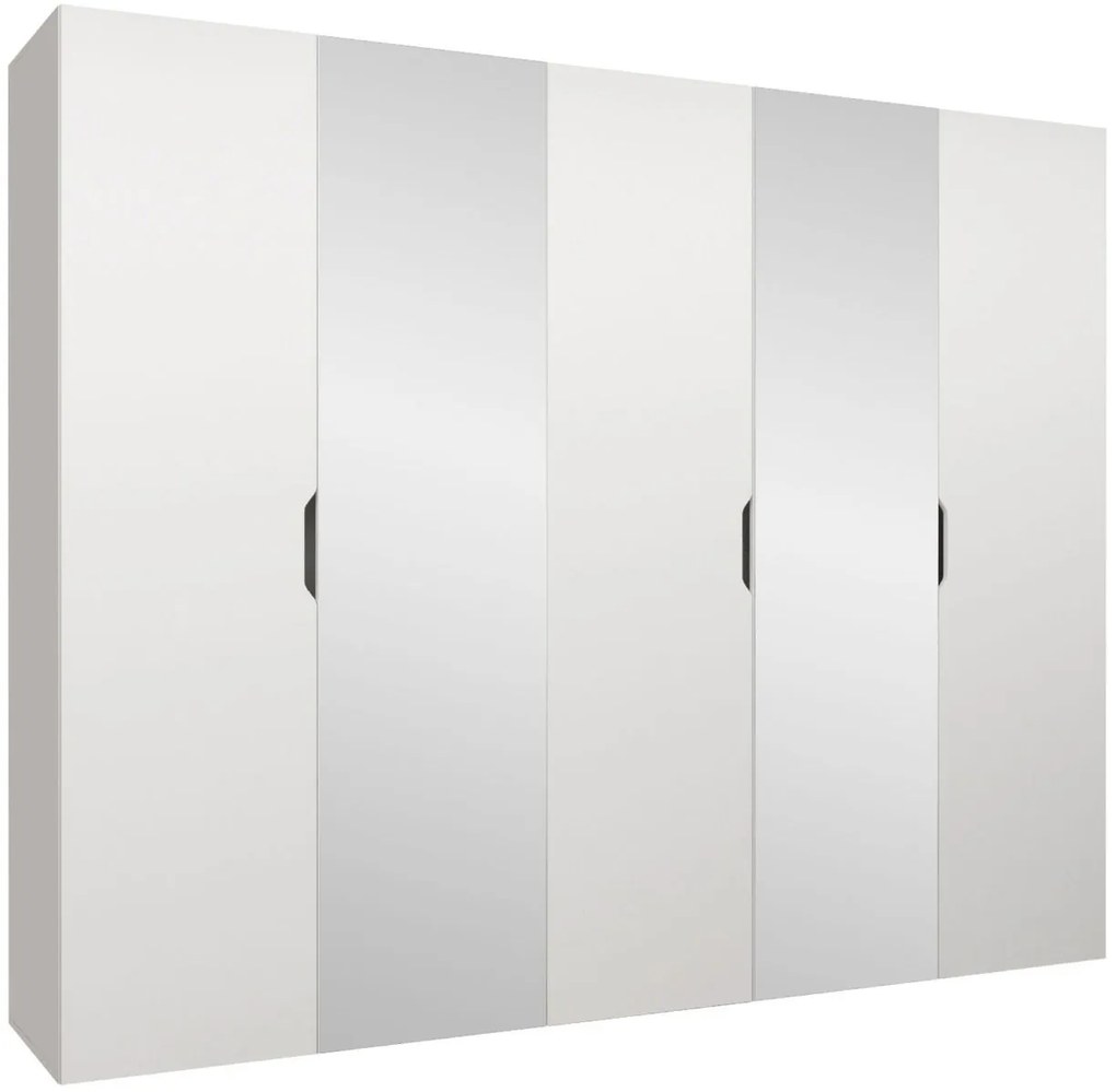 Гардероб Малага плюс пети крилен-Бял