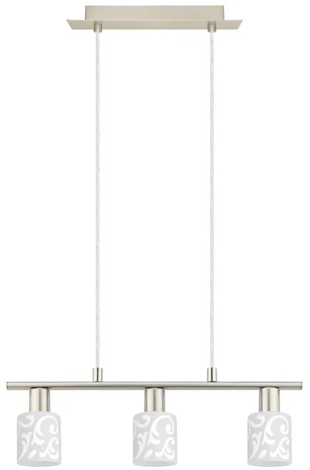 Eglo - LED полилей MY CHOICE 3xE14/4W/230V хром/бяло