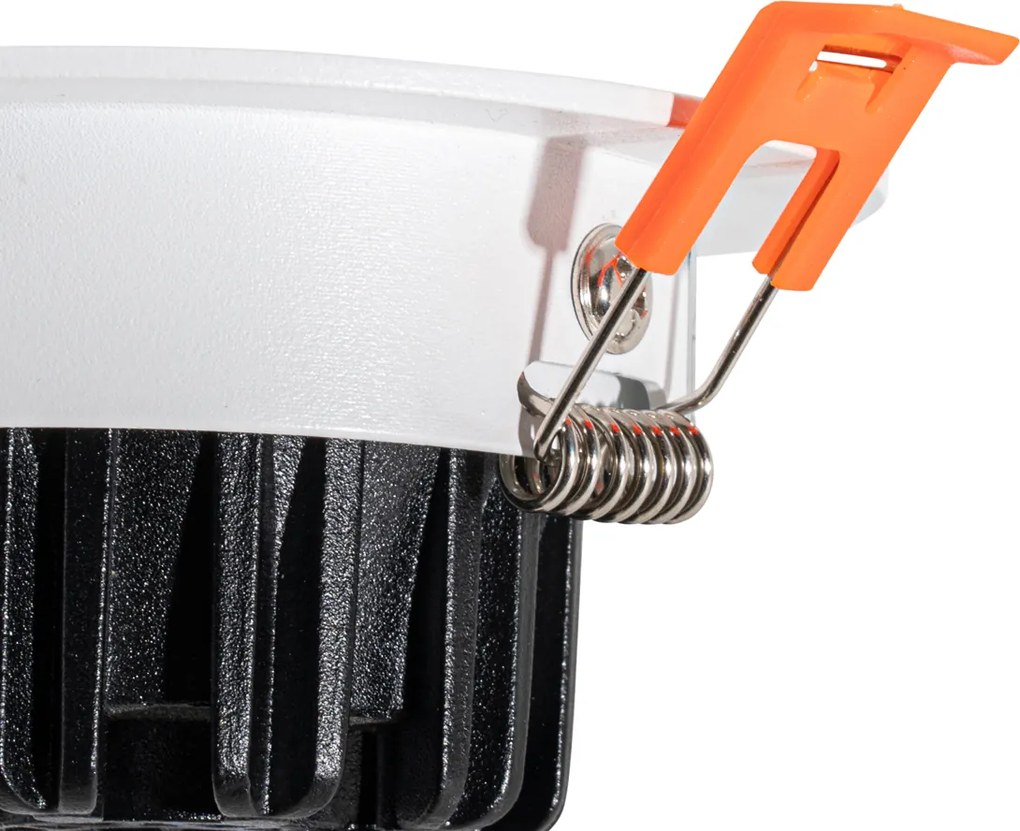 Вграден прожектор бял 6,8 см с LED 750 lm димируем IP65 - Gaius