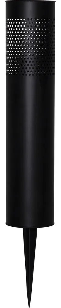 Черна слънчева LED светлина от неръждаема стомана, височина 39 cm Blace - Star Trading
