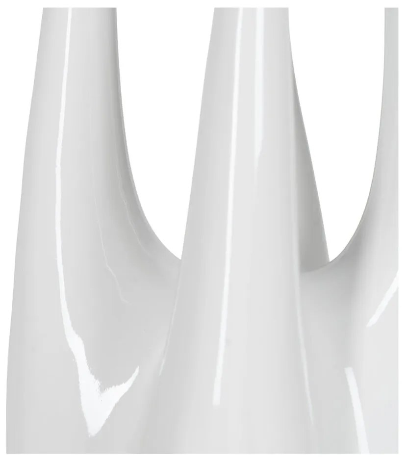 Бяла керамична висока ваза (височина 56 cm) Blanca – Ixia