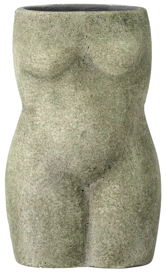 Сиво-зелена теракотена ваза, височина 16 cm Emeli - Bloomingville