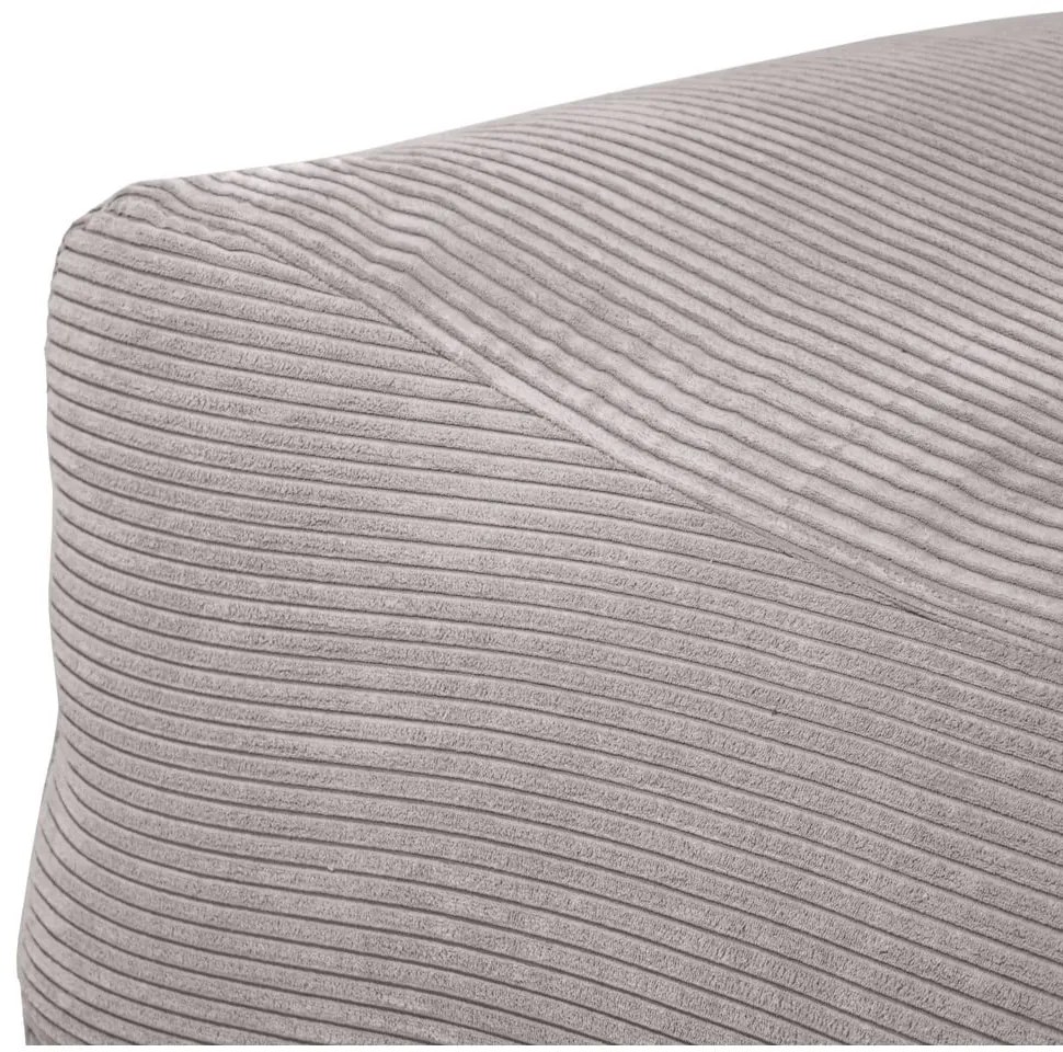 Пуф от рипсено кадифе в тухлен цвят Seat 100 Lounge – SLOWDOWN