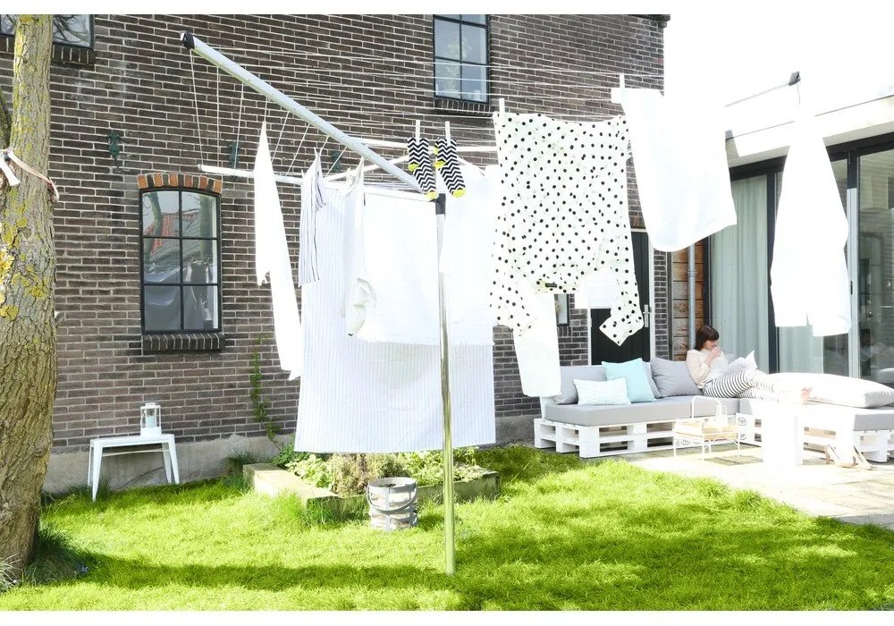 Градинска сушилня за дрехи в сребрист цвят 60 m Topspinner – Brabantia