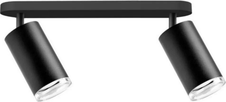 LED RGBW димируем спот за баня TURYN 2xGU10/6W/230V IP44 черен