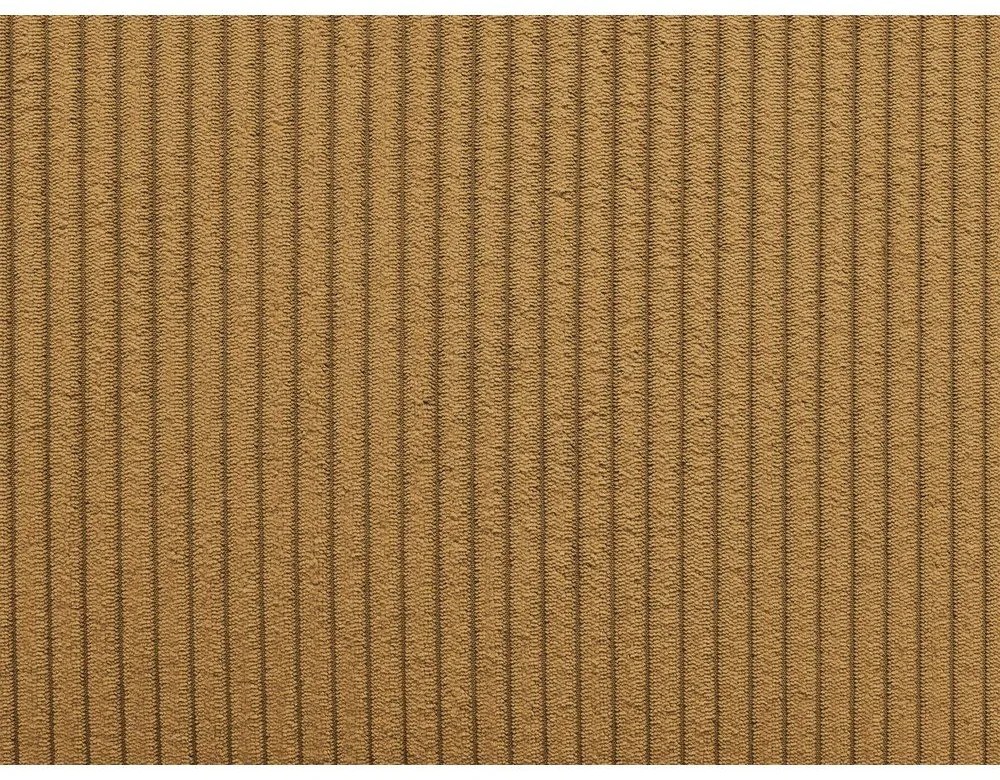 Модул за диван от велур в цвят горчица, десен ъгъл Nihad modular - Bobochic Paris