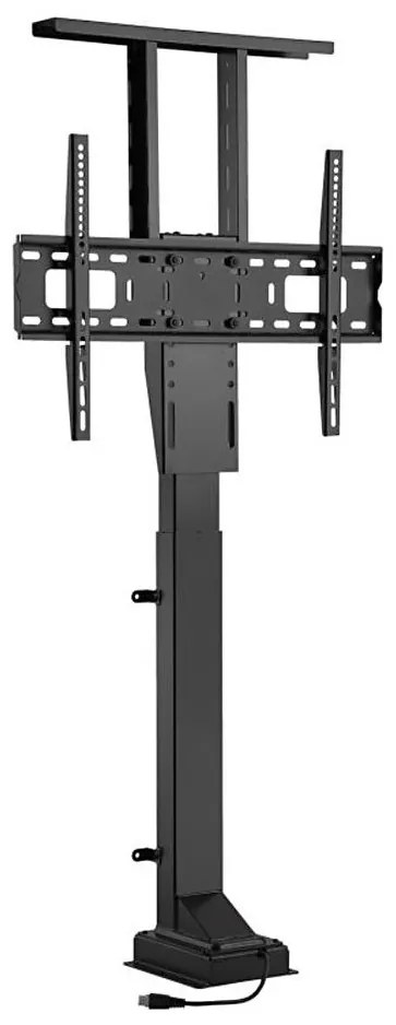 MK FLORIA MKF-19DM648 - Подова стойка за телевизор 37-65" черен + дистанционно управление