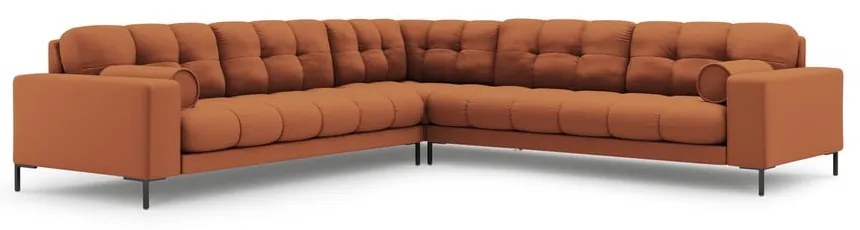 Ъглов диван в тухлен цвят (променлив) Bali – Cosmopolitan Design