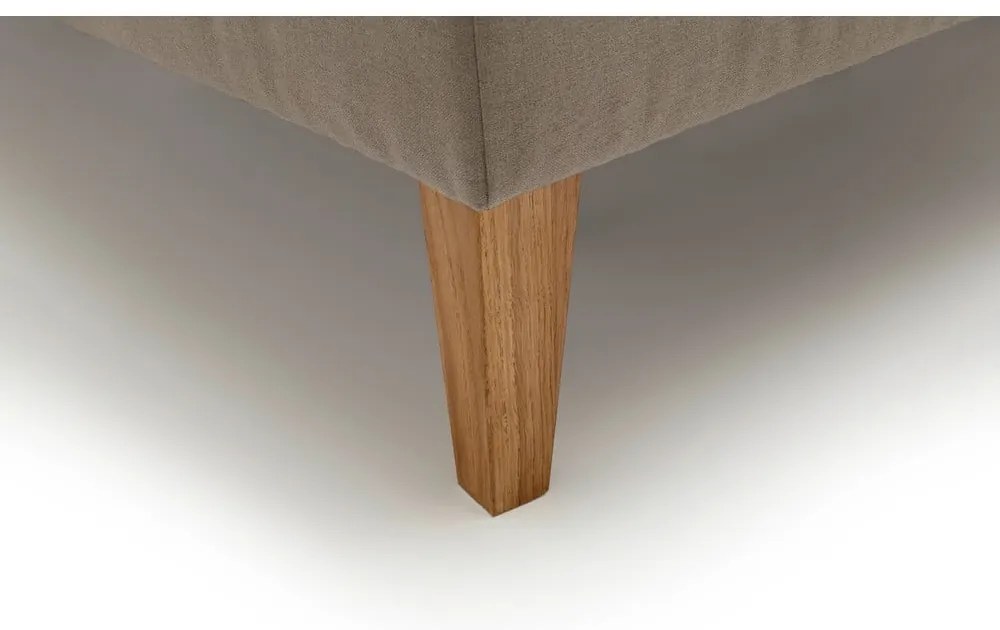 Бежово боксспринг легло 160x200 cm Stockholm - Meise Möbel