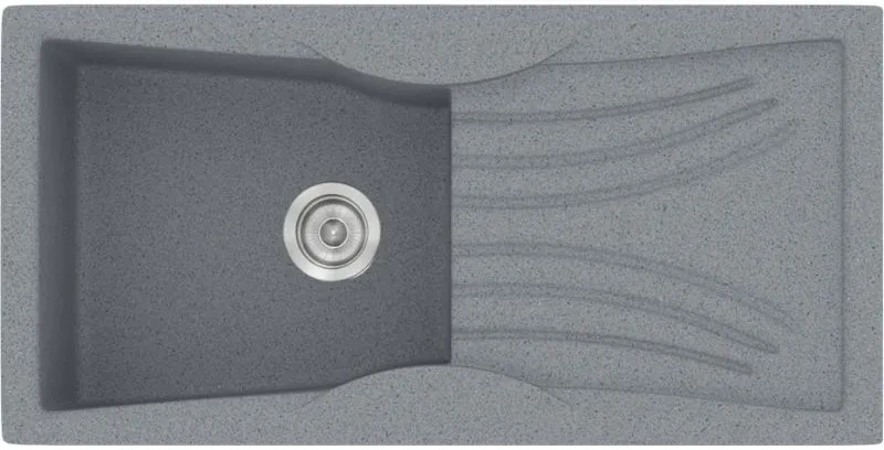 Мивка Sanitec 328-Metallic Silver