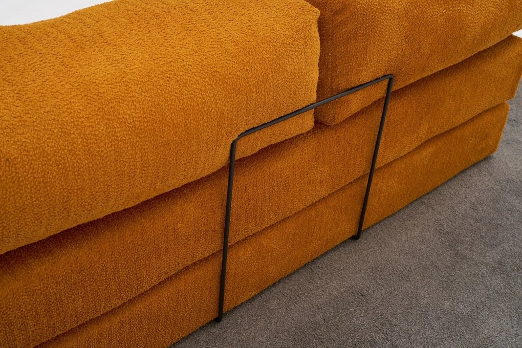 Ъглов диван Comfort Mini, цвят Оранжев