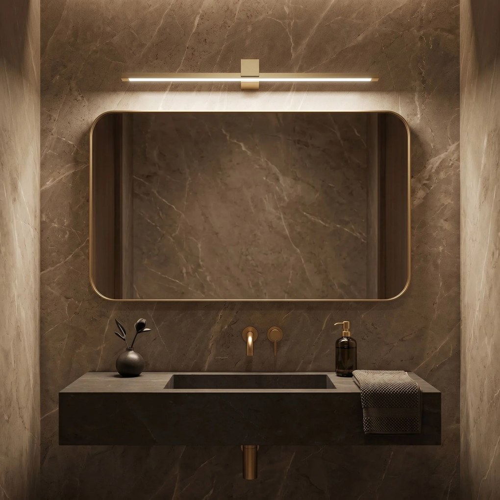 LED аплик за баня SWE048-1W 80cm GOLD BRUSH