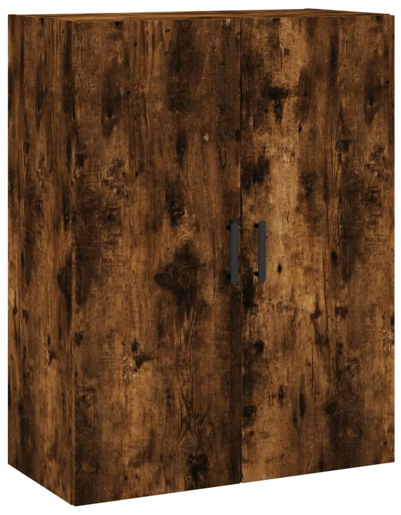 828433 vidaXL Стенен шкаф опушен дъб 69,5x34x90 см
