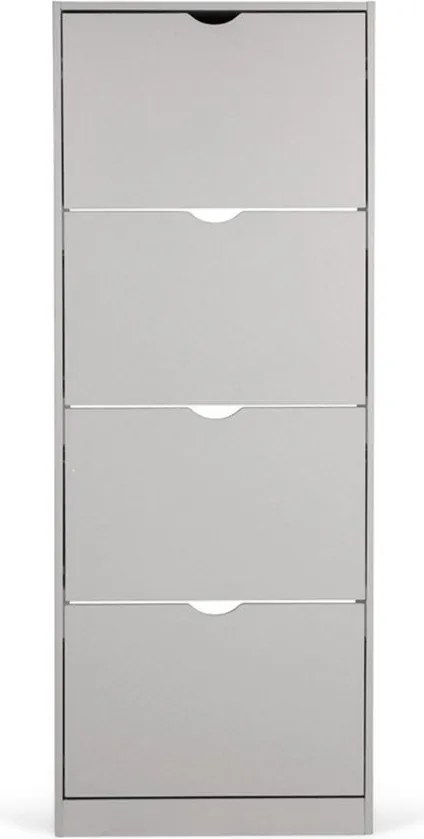 Сива накланяща се стойка за обувки 60x157x24 cm Stelo – Bonami Essentials