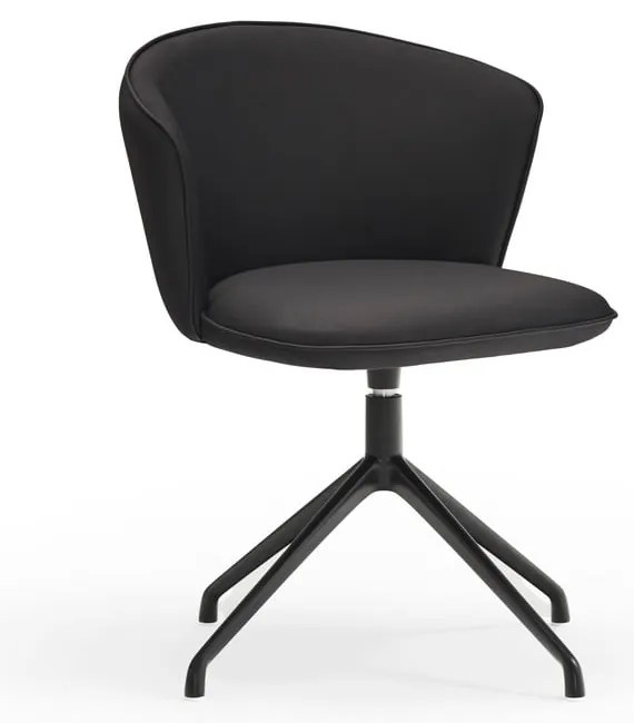 Черни тапицирани трапезни столове в комплект 2 бр. Add – Teulat