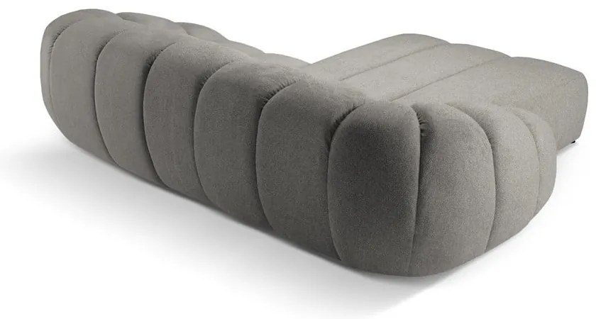 Светлосив ъглов диван (ляв ъгъл) Diana – Micadoni