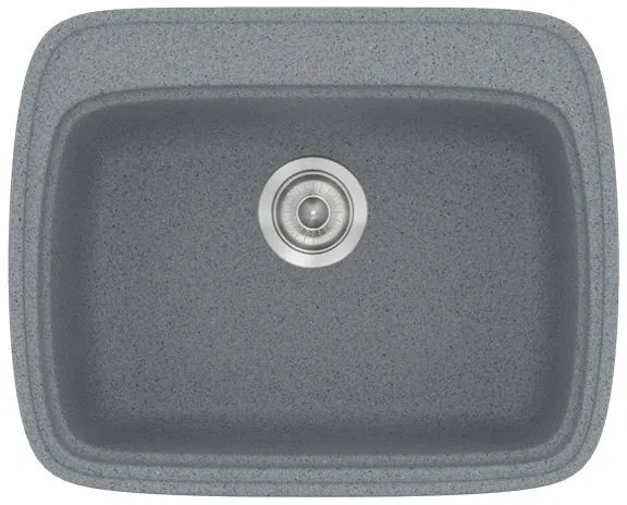 Мивка Sanitec 313-Metallic Silver