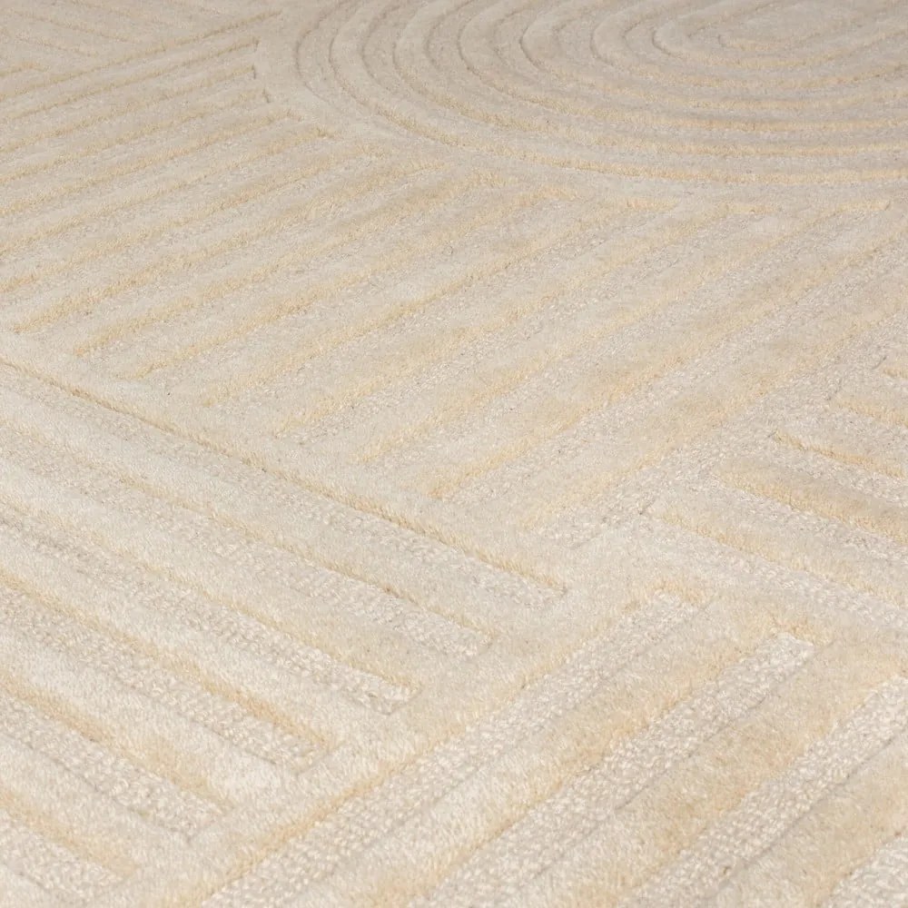 Бежов вълнен килим , 160 x 230 cm Zen Garden - Flair Rugs