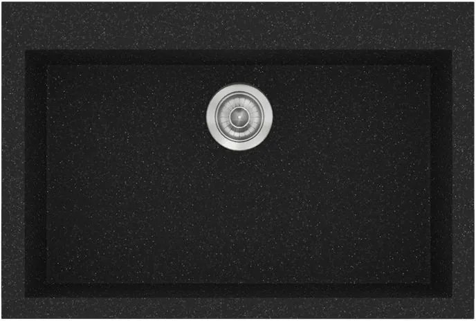 Мивка Sanitec 338-Granite Black