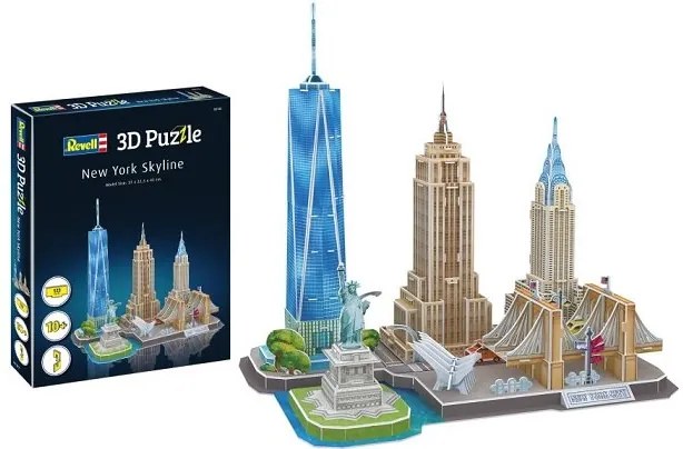 Revell - 3D Пъзел Забележителности в Ню Йорк
