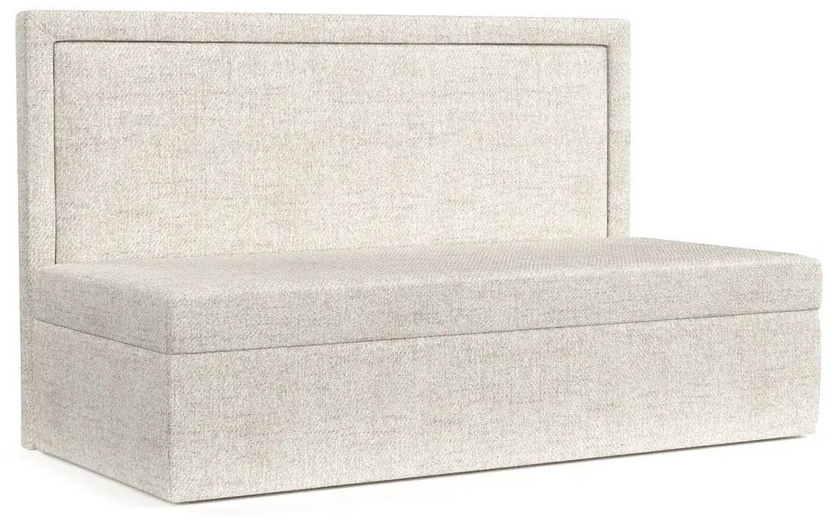 Кремаво тапицирано единично легло 80x200 cm Scala – Maison de Rêve