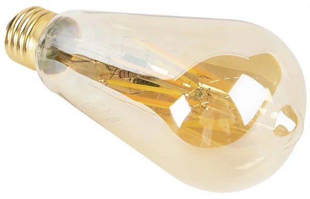 Комплект от 5 LED крушки E27 Димиране до топло злато 8W 806lm 2000-2700K