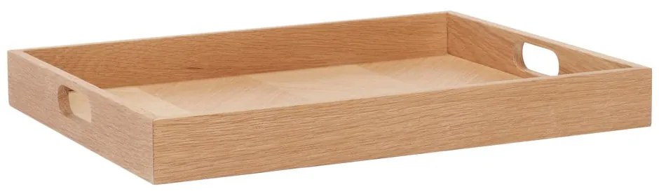 Поднос за сервиране дървен поднос 35x45 cm Structure – Hübsch