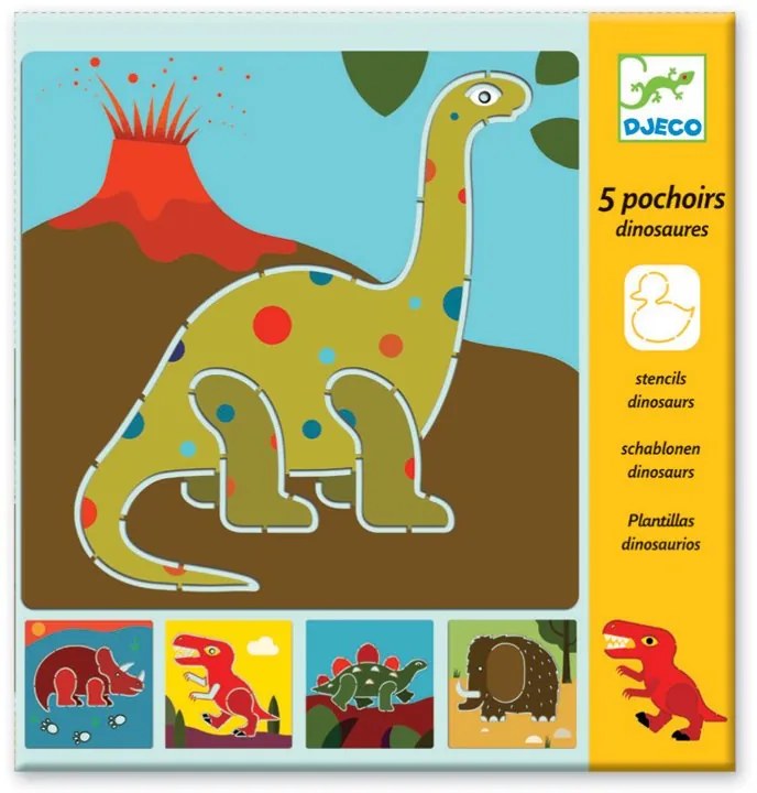 Djeco - Шаблони Dinosaurs ST1 DJ08863G