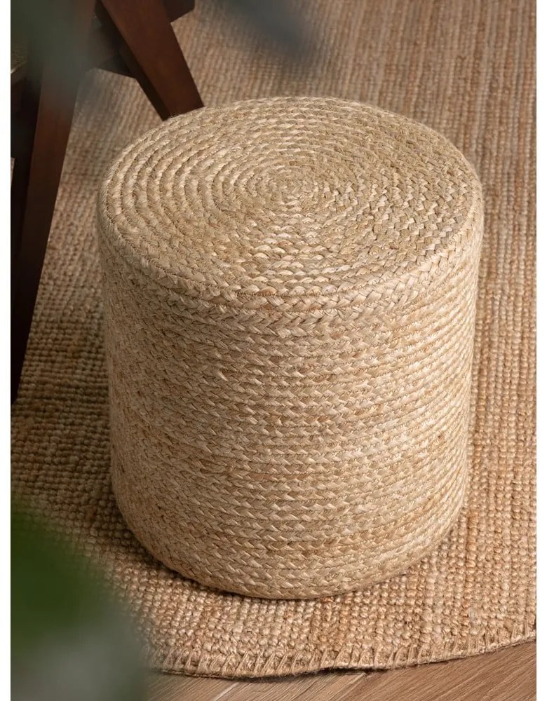 Табуретка в естествен цвят Jutta Gold – Hanse Home