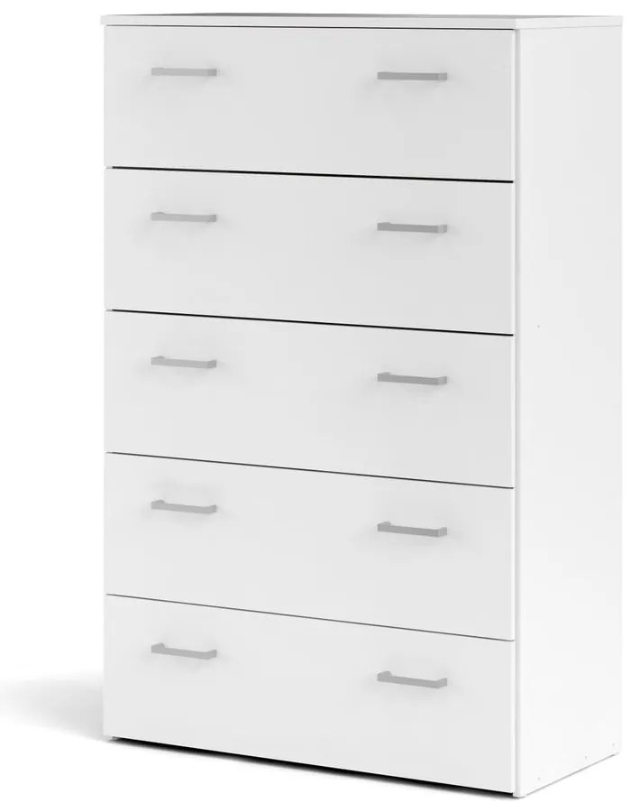 Бял висок скрин 74x115 cm Space – Tvilum