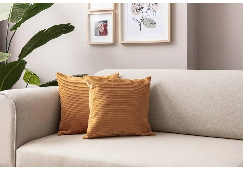 Калъфки за възглавници от рипсено кадифе в комплект от 2 бр. 43x43 cm – Mioli Decor