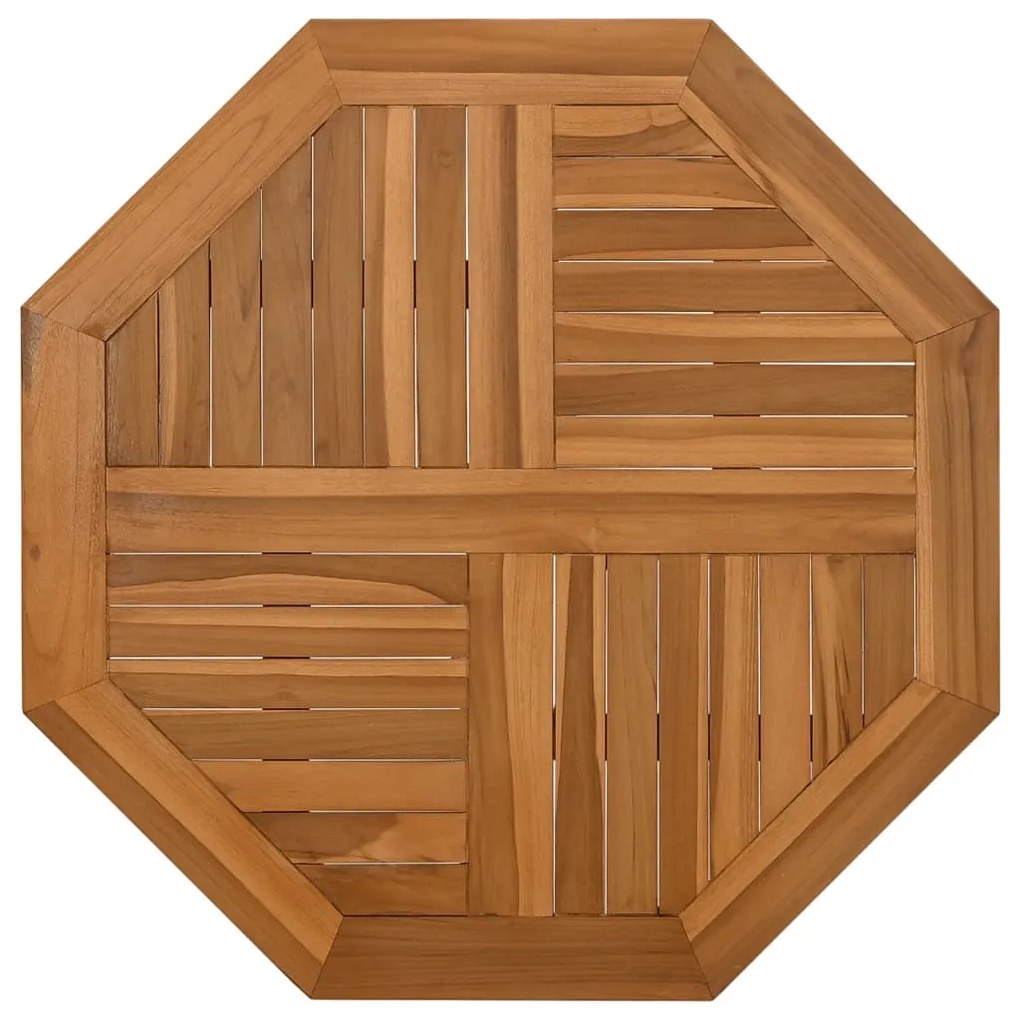 366664 vidaXL Плот за маса 60x60x2,5 см осмоъгълен масивен бук