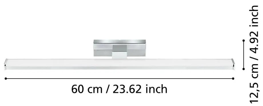 LED стенна лампа в сребрист цвят PANDELLA 1 – EGLO