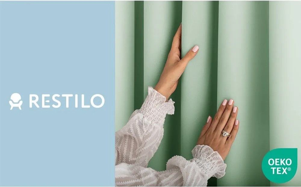 Dimout перде в цвят мента 140x270 cm Carli – Restilo