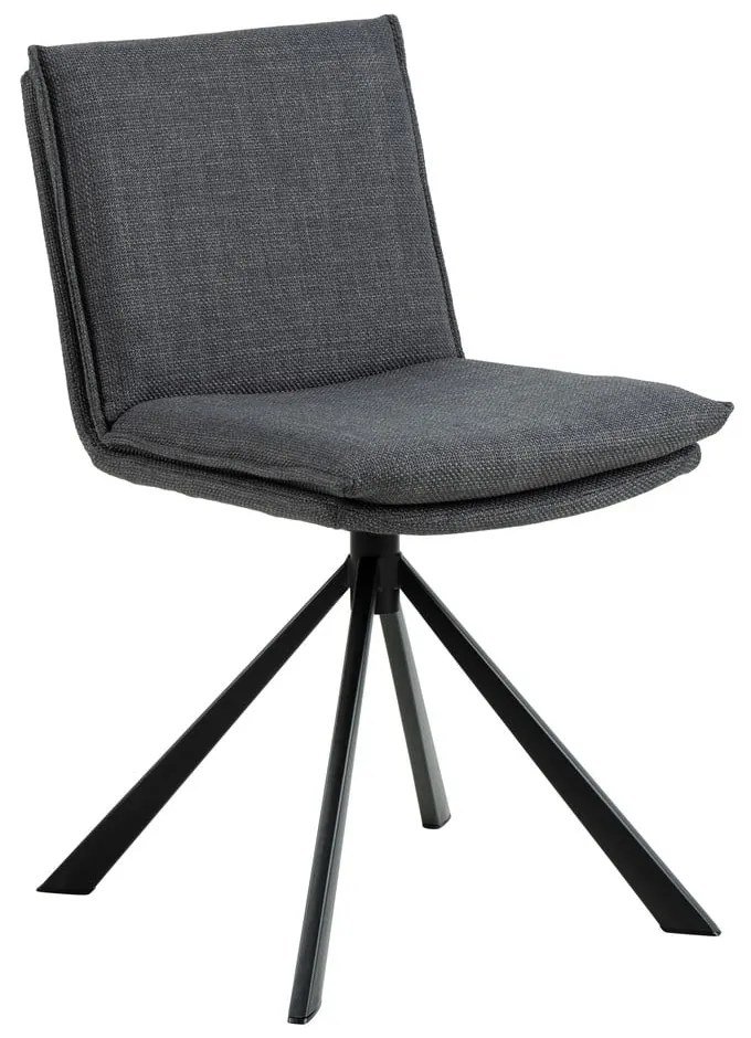 Тъмносив трапезен стол Flynn - Actona