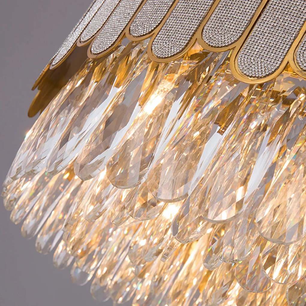 Лампа APP1746-4CP 40 cm Gold