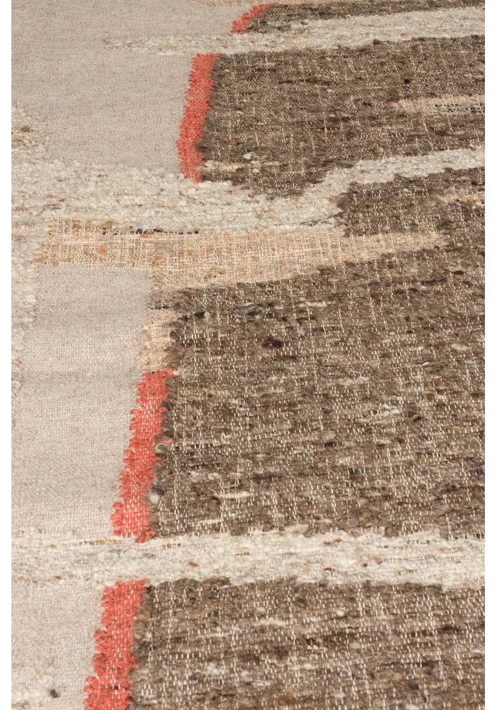 Кафяв/бежов вълнен килим 160x230 cm Briton – Dutchbone