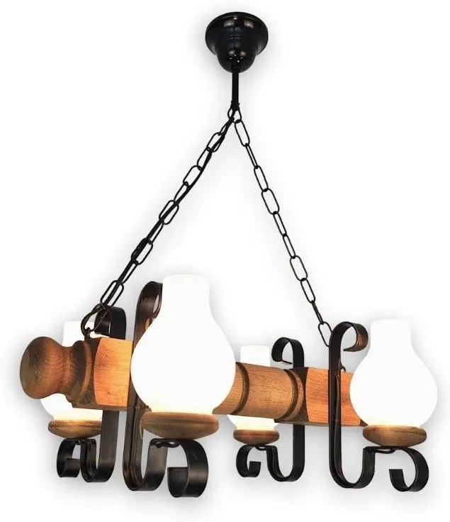 Brilagi - Пендел RUSTIC 4xE14/40W/230V бук