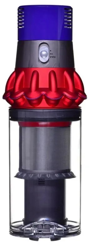 Вертикална прахосмукачка Dyson V10 Origin 394464-01, 525W, 151AW, 0.76l, 125000 об/мин, 60 мин, 3 режима, Motorbar четка, Никел/червен