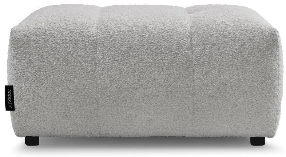 Светлосива табуретка от букле Roxelane – Bobochic Paris