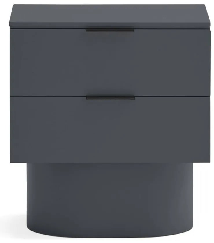 Антрацитно нощно шкафче Totem – Teulat