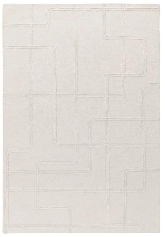 Кремав ръчно изработен вълнен килим 200x300 cm Ada – Asiatic Carpets