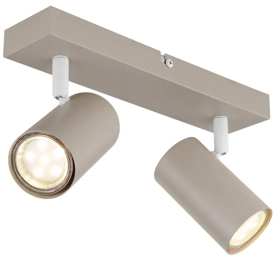 Globo 57911-2SA - Точково осветително тяло ROBBY 2xGU10/35W/230V