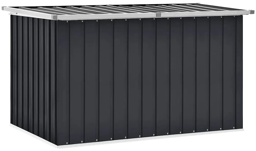 46267 vidaXL Градински сандък за съхранение, антрацит, 149x99x93 см