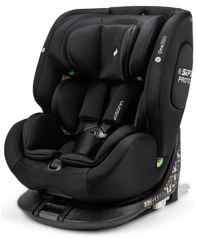 OSANN - Автокресло ONE 360 i-Size 40-150 см, изцяло черно